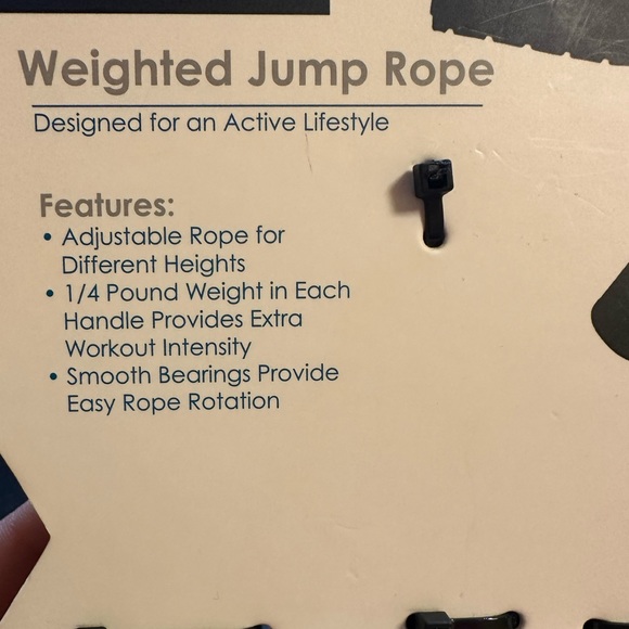 New - Weighted Fitness Cardio Jump Rope - Picture 3 of 9